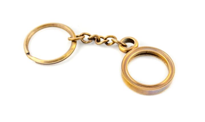 Breloc cu lupă pentru chei Key-0094, cu posibilitate de gravare