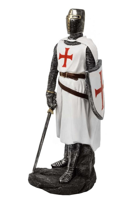 Rycerz Templariusz – Figurka dekoracyjna 30 cm z możliwością personalizacji grawerem