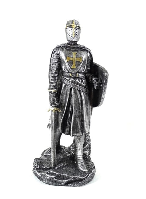 Figurka křižáckého rytíře 30 cm s gravírováním