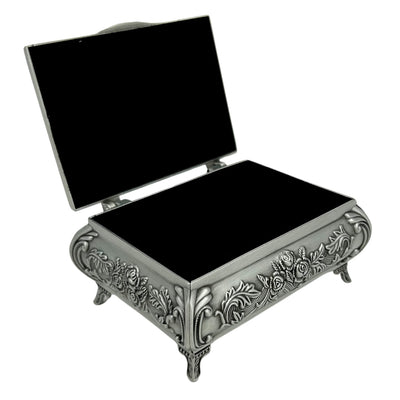 Decorative Metal Jewelry Box 2075 with Engraving