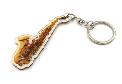 Acrylic saxophone keychain ACI-8034