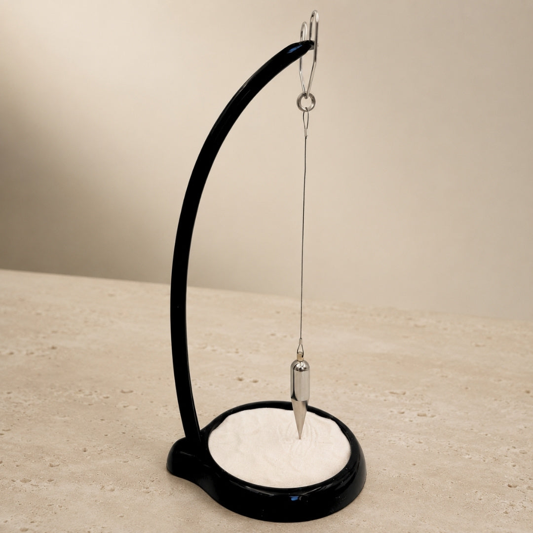Wahadło Piaskowe Sand Pendulum z Grawerem - Inspirująca Dekoracja 38cm z Kinetycznym Piaskiem
