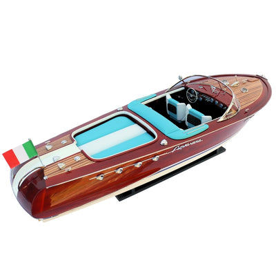 Ekskluzywny model motorówki Riva Aquarama 87cm z możliwością personalizacji grawerem