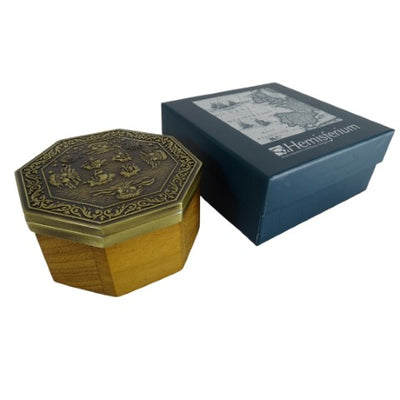 Busolă magnetică exclusivistă Cardan H43, din alamă și lemn, cu gravură personalizată