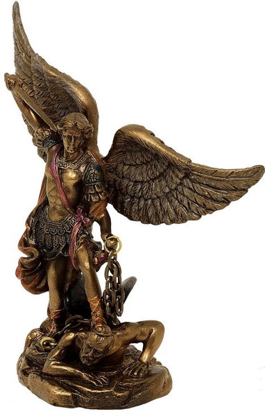 Archanioł Michał - figurka dekoracyjna z możliwością personalizacji grawerem