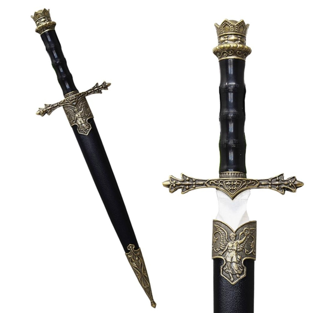 34 cm Knight’s Dagger Decorative Replica with Engraving Option
