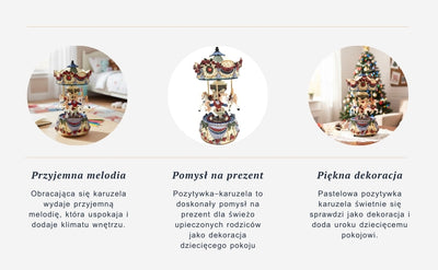 Karuzela Pozytywka 18cm z Grawerem