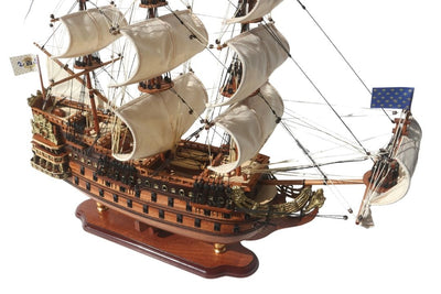 Luksusowy Model Żaglowca Statku Soleil Royal 65cm - SOL6, możliwość personalizacji grawerem