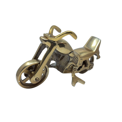 Model Motocykla N-2784 z możliwością personalizacji grawerem – Antyczny mosiądz, 23 x 14 cm