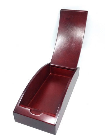 Personalized Wooden Box 21 x 9 x 5.5 cm in Cherry Color