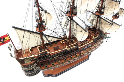 Model Żaglowca Statku San Felipe 80cm, możliwość personalizacji grawerem