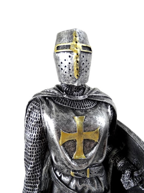 Figurka křižáckého rytíře 30 cm s gravírováním