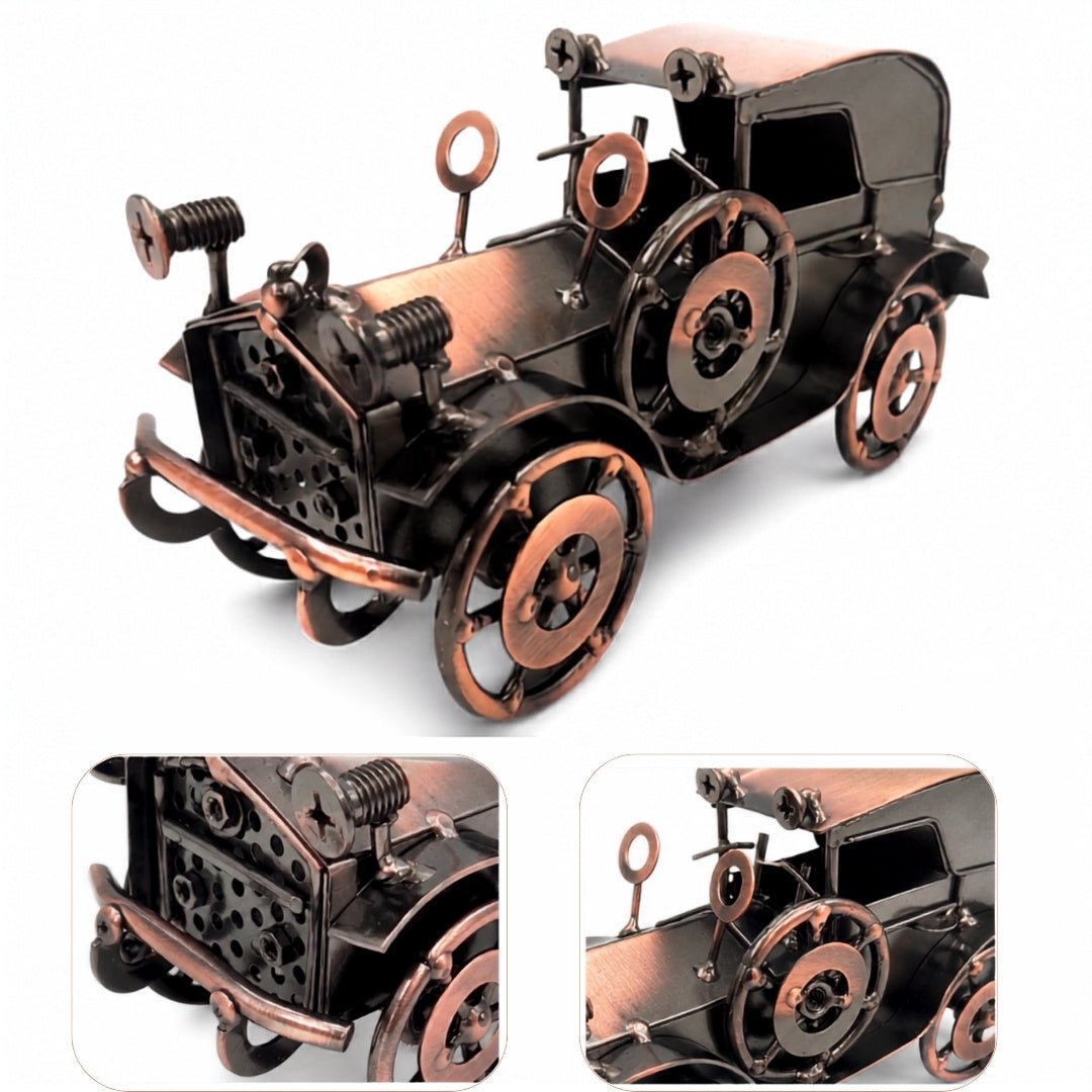 Retro Car Metal Model Q87 with Engraving Option