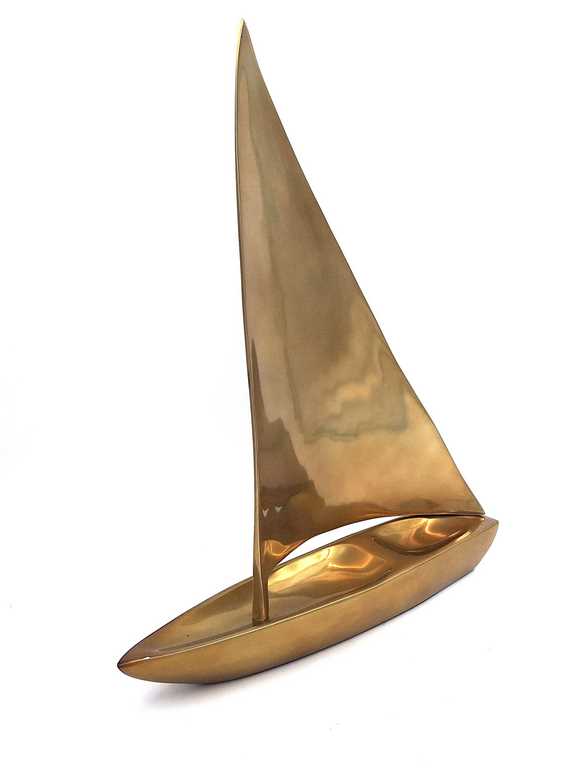 Model mare de velier din aluminiu 39 x 30 cm, cu posibilitate de personalizare prin gravură