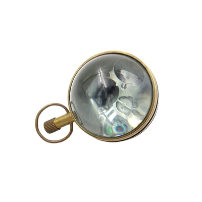 Ceas miniatural din alamă CLK-0569, cu gravură personalizată