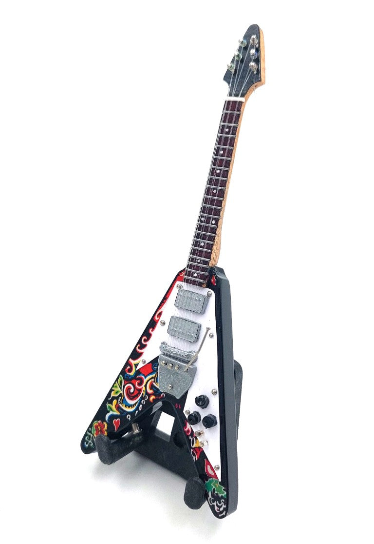 Mini gitara 15cm Jimmy Hendrix z możliwością personalizacji grawerem