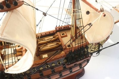 Luksusowy Model Żaglowca Statku Soleil Royal 65cm - SOL6, możliwość personalizacji grawerem