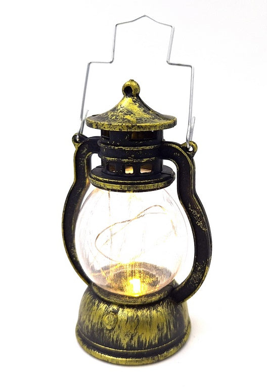 Lampka nocna LED w kształcie lampy naftowej z możliwością personalizacji grawerem, idealna na prezent - wysokość 12,6 cm, szerokość 5,8 cm, certyfikat CE
