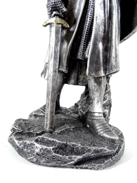 Figurka křižáckého rytíře 30 cm s gravírováním