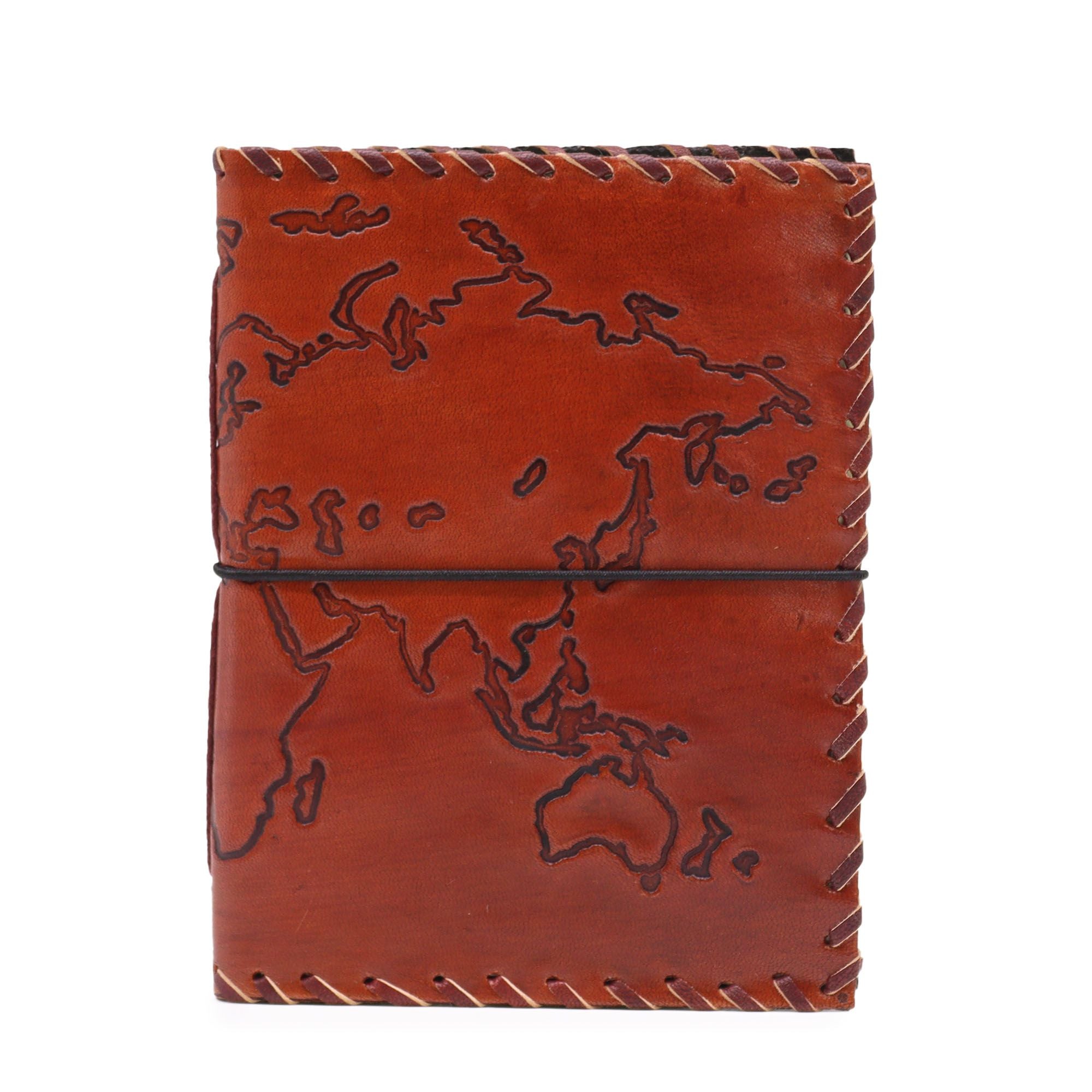 Kožený cestovní deník Light Tan 17x13 cm