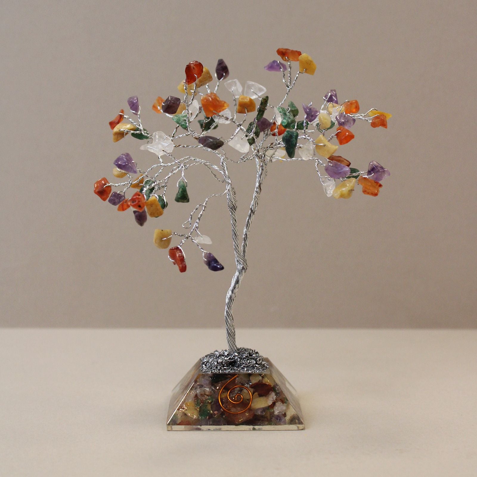 Magic Stone Tree with Orgonite Base