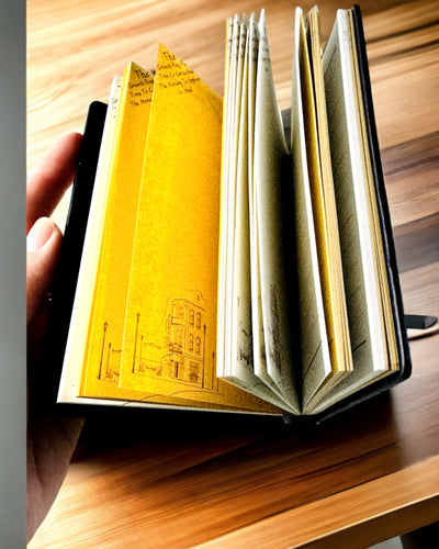 Вінтажний Щоденник "Дерево Життя" A6 - Елегантна Тиснена Обкладинка зі Штучної Шкіри, 100 Аркушів