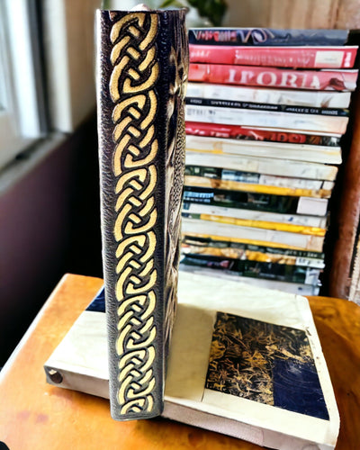 Вінтажний Щоденник "Дерево Життя" A6 - Елегантна Тиснена Обкладинка зі Штучної Шкіри, 100 Аркушів