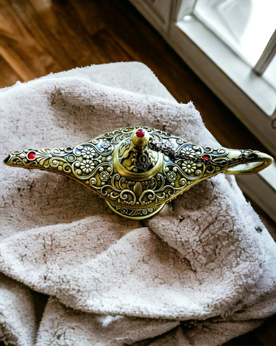 Magická lampa Aladina s možností gravírování - varianta Sekané zlato