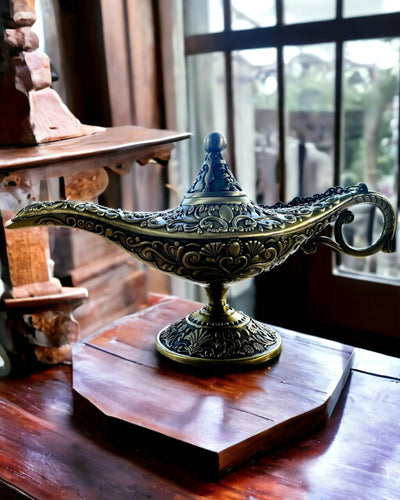 Magická lampa Aladina s možností gravírování - varianta Sekané zlato