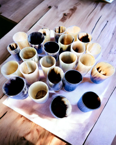 Ceașcă Mică Lucrată Manual cu Posibilitate de Gravare, pahar Indian Ceașcă, posibilitate de personalizare pentru cadou, gravură. Culoare închisă