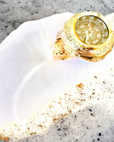 Kompasso Black - Палиця для прогулянок - Дерев'яна Ручної Різьби - Ексклюзивне Видання з Можливістю Гравіювання