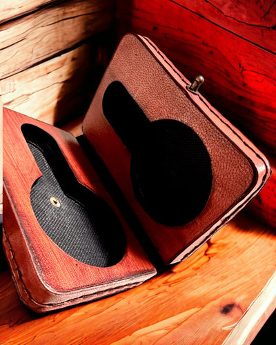 Commander’s Case – Handcrafted Case for Pocket Watch or Compass with Personalization Option