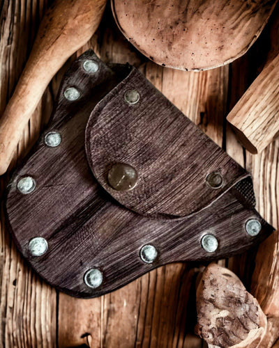 Саквояж Схованка Лісового Гнома- Ручної Роботи Мала Шкіряна Сумка