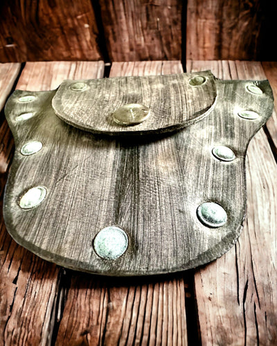 Саквояж Схованка Лісового Гнома- Ручної Роботи Мала Шкіряна Сумка