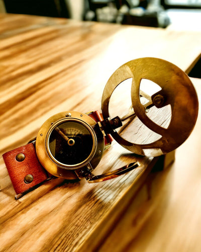 Сонячний годинник "Античний Компас", наручний годинник з компасом, можливість персоналізації гравіюванням