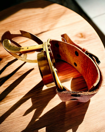 Сонячний годинник "Античний Компас", наручний годинник з компасом, можливість персоналізації гравіюванням