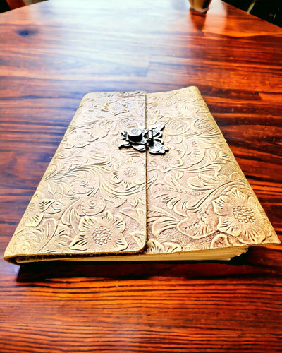 Notițel de lux retro cu copertă din piele - "Vintage Elegance", 480 de pagini, posibilitate de personalizare cu gravură