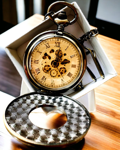 Кишеньковий годинник "Retro Elegance", можливість персоналізації гравіюванням