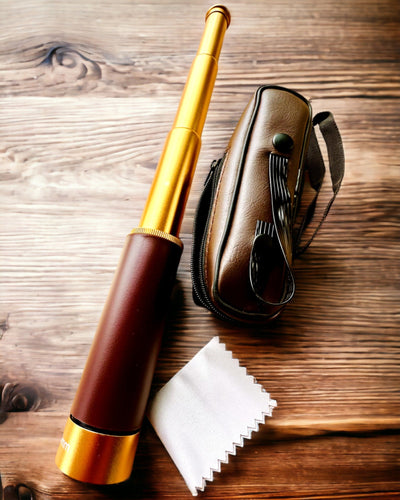 Lunetă Monoculară Explorer 25x30 - Telescop Portabil, Pliabil de Mână, posibilitate de personalizare cu gravură