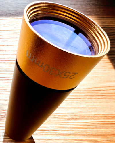 Lunetă Monoculară Explorer 25x30 - Telescop Portabil, Pliabil de Mână, posibilitate de personalizare cu gravură