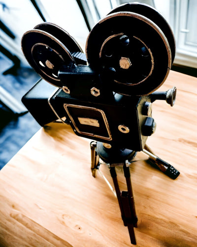 Retro kamera "Filmová nostalgie", možnost personalizace gravírováním