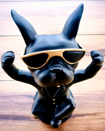 Фігурка Bulldog Elegance - Ексклюзивний тримач для келихів, можливість персоналізації гравіюванням