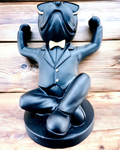 Фігурка Bulldog Elegance - Ексклюзивний тримач для келихів, можливість персоналізації гравіюванням