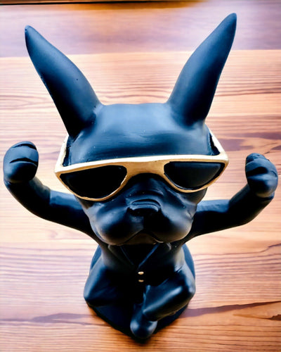 Фігурка Bulldog Elegance - Ексклюзивний тримач для келихів, можливість персоналізації гравіюванням