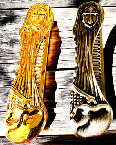 Mystic Skull Comb - pieptene premium, posibilitate de personalizare cu gravură