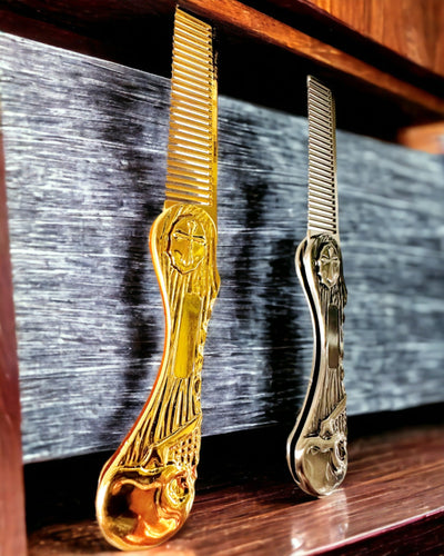 Mystic Skull Comb - pieptene premium, posibilitate de personalizare cu gravură