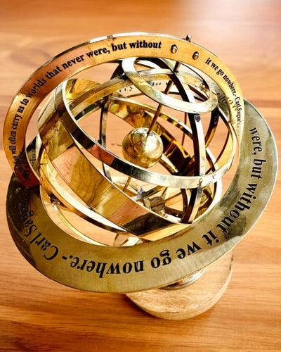 Astrolabium Artis - Realizat Manual cu Opțiune de Gravare, decorațiune pentru birou, premium