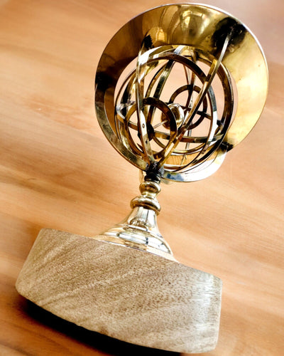 Astrolabium Artis - Realizat Manual cu Opțiune de Gravare, decorațiune pentru birou, premium