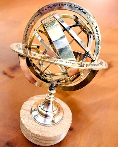 Astrolabium Artis - Realizat Manual cu Opțiune de Gravare, decorațiune pentru birou, premium