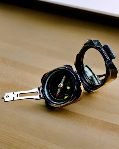 Busolă solidă, premium, de căpitan „Navigator” - cu opțiune de personalizare prin gravură